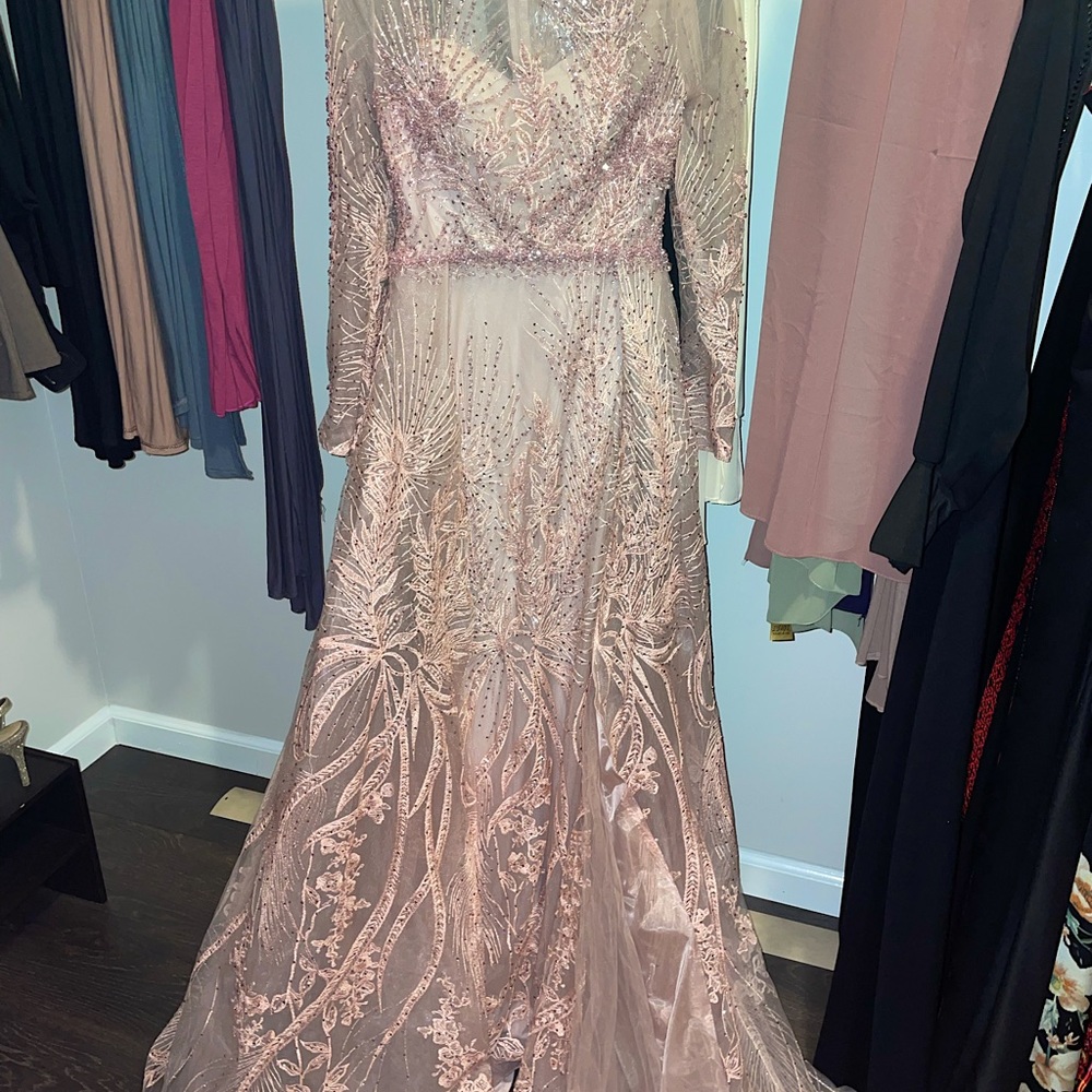 Beaded Pink Dress